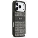 Etui DKNY Repeat Texture Pattern with Tonal Stripe do iPhone 17 Pro czarny