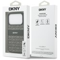 Etui DKNY Repeat Texture Pattern with Tonal Stripe do iPhone 17 Pro czarny