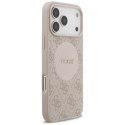 Etui Guess 4G Circle Classic Logo MagSafe do iPhone 17 Pro Max różowy