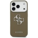 Etui Guess Grained Big 4G Classic Logodo iPhone 17 Pro brązowy
