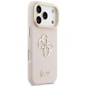 Etui Guess Grained Big 4G & Stand Camera do iPhone 17 Pro różowy