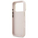Etui Guess Grained Big 4G & Stand Camera do iPhone 17 Pro różowy