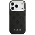 Etui Guess Peony Hot Stamp Script MagSafe do iPhone 17 Pro czarny