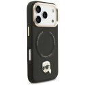 Etui Karl Lagerfeld Big Strap Karl Metal Logo MagSafe do iPhone 17 Pro Max czarny