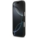 Etui Karl Lagerfeld FW Grained Karl & Choupette Heads Pins & Logo do iPhone 17 czarny