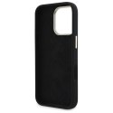 Guess GUHCP16LSMBSLK iPhone 16 Pro 6.3" czarny/black hardcase Silicone Script Metal Logo & Frame