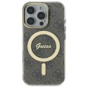 Guess GUHMP16XH4STW iPhone 16 Pro Max 6.9" brązowy/brown hardcase IML 4G MagSafe