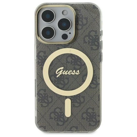 Guess GUHMP16XH4STW iPhone 16 Pro Max 6.9" brązowy/brown hardcase IML 4G MagSafe