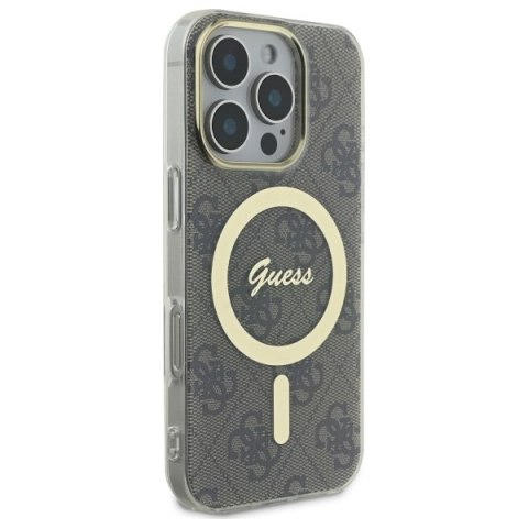 Guess GUHMP16XH4STW iPhone 16 Pro Max 6.9" brązowy/brown hardcase IML 4G MagSafe