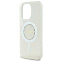 Guess GUHMP16XPFTDTEH iPhone 16 Pro Max 6.9" biały/white hardcase IML Rhinestones MagSafe
