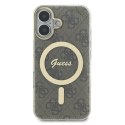 Guess GUHMP16MH4STW iPhone 16 Plus 6.7" brązowy/brown hardcase IML 4G MagSafe