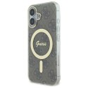 Guess GUHMP16SH4STW iPhone 16 6.1" brązowy/brown hardcase IML 4G MagSafe