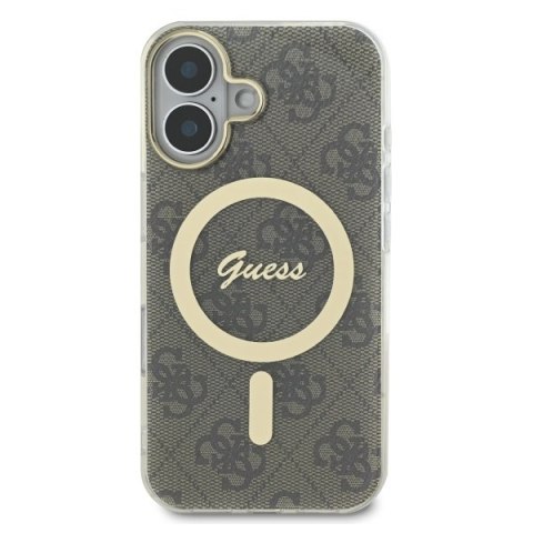 Guess GUHMP16SH4STW iPhone 16 6.1" brązowy/brown hardcase IML 4G MagSafe