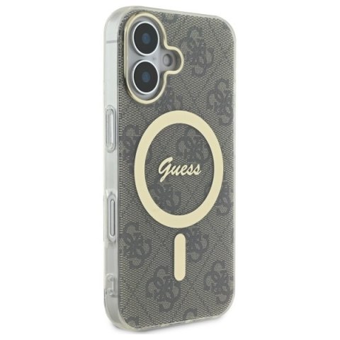 Guess GUHMP16SH4STW iPhone 16 6.1" brązowy/brown hardcase IML 4G MagSafe