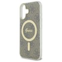 Guess GUHMP16SH4STW iPhone 16 6.1" brązowy/brown hardcase IML 4G MagSafe