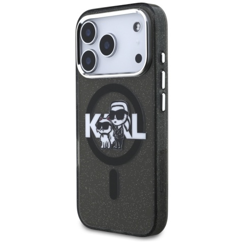 Etui Karl Lagerfeld Karl Pin MagSafe doiPhone 17 Pro beżowy