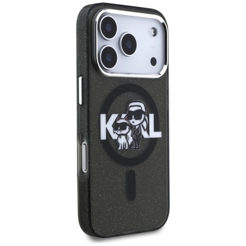 Etui Karl Lagerfeld Karl Pin MagSafe doiPhone 17 Pro beżowy