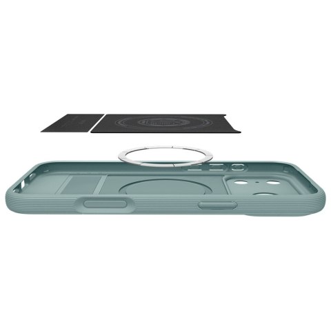 Etui Spigen Parallax "S" MAG MagSafe do iPhone 17 Pro Max zielony