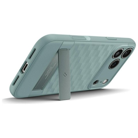 Etui Spigen Parallax "S" MAG MagSafe do iPhone 17 Pro Max zielony