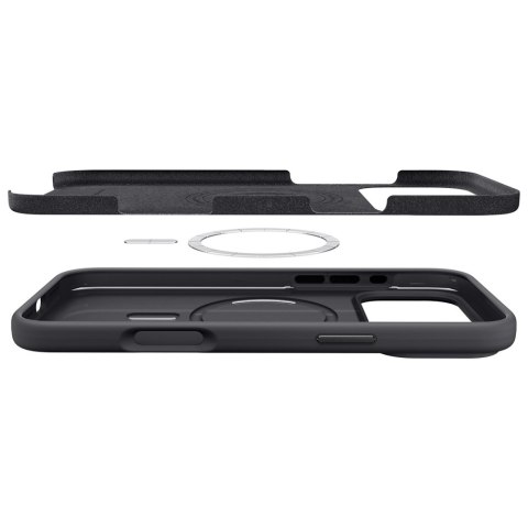 Etui Spigen Silicone Fit MAG MagSafe do iPhone 17 Pro czarny