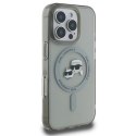 Karl Lagerfeld KLHMP16LHLSKCK iPhone16 Pro 6.3" czarny/black hardcase IML Metal Karl&Choupette Head MagSafe