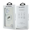 Karl Lagerfeld KLHMP16MHLSKCH iPhone Plus 6.7" biały/white hardcase IML Metal Karl&Choupette Head MagSafe