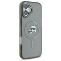 Karl Lagerfeld KLHMP16MHLSKCK iPhone Plus 6.7" czarny/black hardcase IML Metal Karl&Choupette Head MagSafe