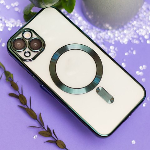 Nakładka Color Chrome Mag do iPhone 17 Pro 6,3" zielona open ring
