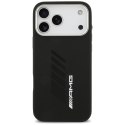 Etui AMG Silicone Oversize Rhombs MagSafe do iPhone 17 Pro Max czarny