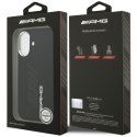 Etui AMG Silicone Oversize Rhombs MagSafe do iPhone 17 czarny