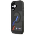 Etui BMW M IML Metal Buttons Tricolor Lines MagSafe do iPhone 17 czarny
