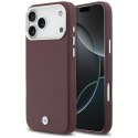 Etui BMW Sign Full Wrapped Metal MagSafe do iPhone 17 Pro Max czerwony