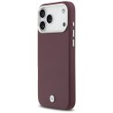 Etui BMW Sign Full Wrapped Metal MagSafe do iPhone 17 Pro Max czerwony