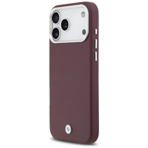 Etui BMW Sign Full Wrapped Metal MagSafe do iPhone 17 Pro Max czerwony