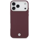 Etui BMW Sign Full Wrapped Metal MagSafe do iPhone 17 Pro Max czerwony