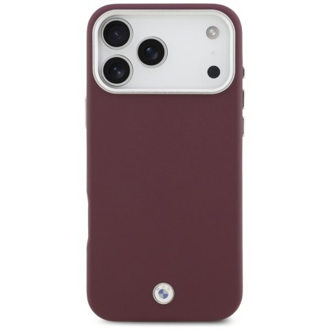 Etui BMW Sign Full Wrapped Metal MagSafe do iPhone 17 Pro Max czerwony