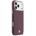 Etui BMW Sign Full Wrapped Metal MagSafe do iPhone 17 Pro Max czerwony