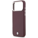 Etui BMW Sign Full Wrapped Metal MagSafe do iPhone 17 Pro Max czerwony