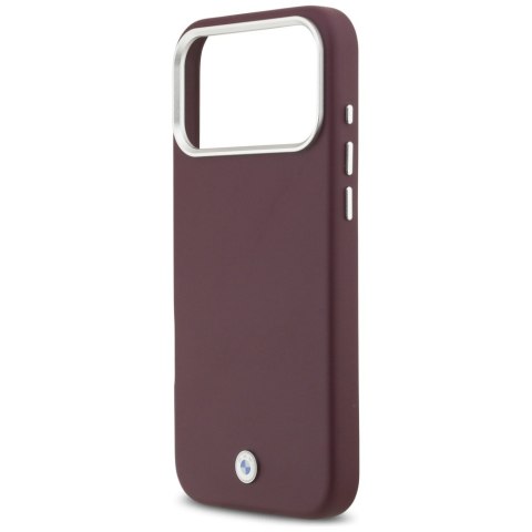 Etui BMW Sign Full Wrapped Metal MagSafe do iPhone 17 Pro Max czerwony