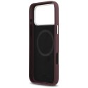 Etui BMW Sign Full Wrapped Metal MagSafe do iPhone 17 Pro Max czerwony