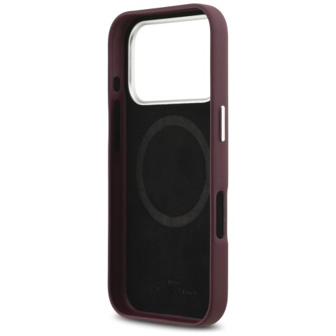 Etui BMW Sign Full Wrapped Metal MagSafe do iPhone 17 Pro czerwony