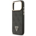 Etui Guess 4G PU Triangle Logo & StandCamera Magsafe do iPhone 17 Pro Max czarny