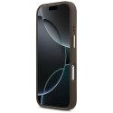 Etui Guess 4G PU Triangle Logo & Stand Camera Magsafe do iPhone 17 Pro brązowy