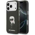 Etui Karl Lagerfeld IML Aquarelle Karl & Logo MagSafe do iPhone 17 Pro czarny