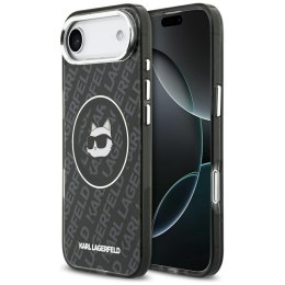 Etui Karl Lagerfeld IML Choupette Head Logo MagSafe do iPhone Air czarny