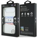 Etui BMW M Silicon Horizontal Line MagSafe do iPhone Air biały