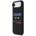 Etui BMW M Silicon Horizontal Line MagSafe do iPhone Air czarny