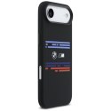 Etui BMW M Silicon Horizontal Line MagSafe do iPhone Air czarny