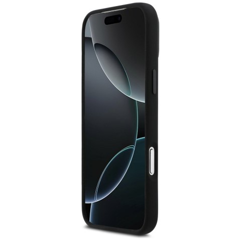 Etui BMW M Silicon Tricolor Line MagSafedo iPhone 17 Pro Max czarny