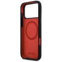 Etui BMW M Silicon Tricolor Line MagSafedo iPhone 17 Pro Max czarny